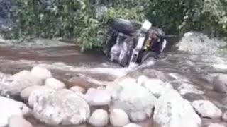 Accidente de campero en Charalá