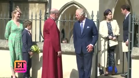 Royal Family Attend Easter Service...