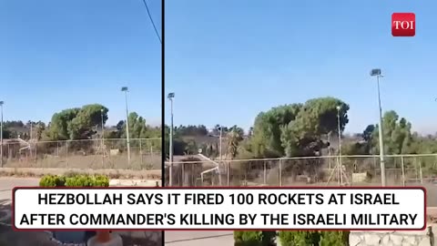 Hezbollah Launches Big Attack On Israel; Over 100 Rockets Fired Toward Israeli Towns | Watch