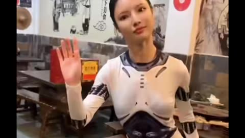 China waitress robots | servicing at restaurants