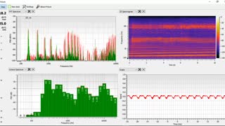 Throat Singing test with Spectrogram, FFT, octave and scope spectrum analyzers.