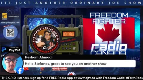 Chris Barber on the Freedom Fighter Radio only on the Ordinary Joe Show