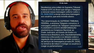 Ao censurar o Telegram Alexandre de Moraes deu tiro no pé