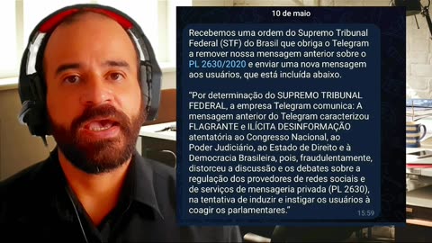 Ao censurar o Telegram Alexandre de Moraes deu tiro no pé