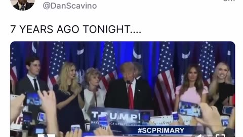 Dan Scavino: 7 YEARS AGO TONIGHT….