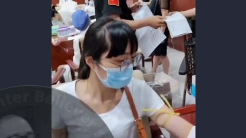 Forced to Donate Blood (Boost Social Credit Score in China)