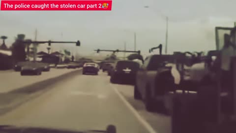 The police caught the stolen car