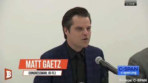 Gaetz: Broken House Rules Are "Not a Bug" But a "Feature of the System"