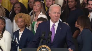 LSU's Sa'Myah Smith Passes Out During President Biden's Speech At White House