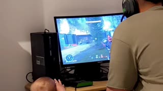 Baby Stops the Xbox