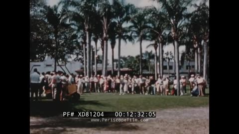 (1955) Washington Nationals baseball team promo film - Spring training winter park Florida