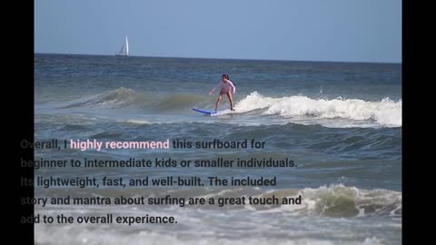 See Ratings: Wavestorm 5'6 Original New Modern Swallow Tail Surfboard, Navy