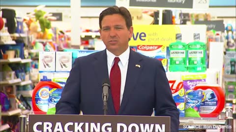 DeSantis Slams Blue State Policies, Announces Florida Crackdown On Retail Theft