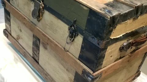 Late 1800's Steamer Trunk Refurbish