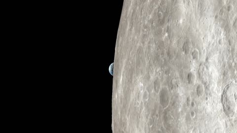 Apollo 13 view of the moon