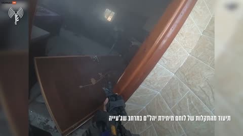 Wild Footage Shows IDF Soldier Kill A Hamas Fighter, Hit By A Grenade, Gets Up Wounded