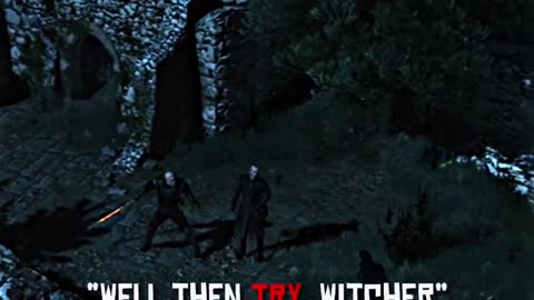 Geralt Brought Back-Up The Witcher 3 #shorts