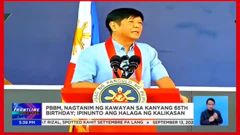 PBBM, nagtanim ng kawayan sa kanyang65th birthday