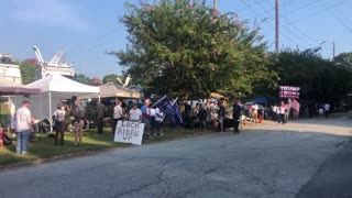 WAITING ON THE MAN: Crowds Gather Outside Fulton County Jail, Await Trump's Arrival [SEE IT]