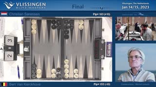 FINAL @ the Vlissingen Blitz Masters + Commentary Michel Lamote +XG