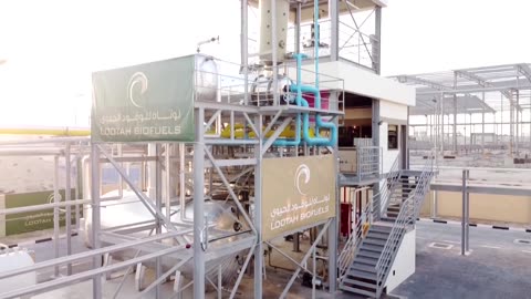 Inside a UAE plant, cooking oil turns into biofuel