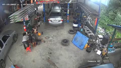 Tire Pops in Shop