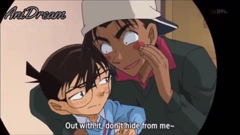Detective Conan : kazuha is jealous of conan Because it's close to Heiji 😅😅