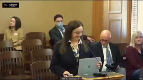 Maria Zack's Earth Shattering Testimony - Kansas Senate Hearing