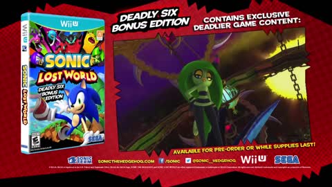 Sonic Lost World Wii U Launch Trailer