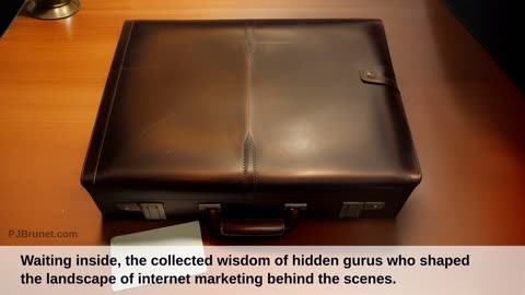 Imagine finding an old briefcase with hidden treasure. And you dare to open it.