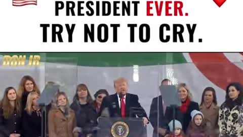 Try not to cry - Trump - The Most Pro-Life President EVER ❤️