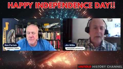 Dr. Jim Willie Live! July 4th Special Independence Day Discussion on Untold History Channel