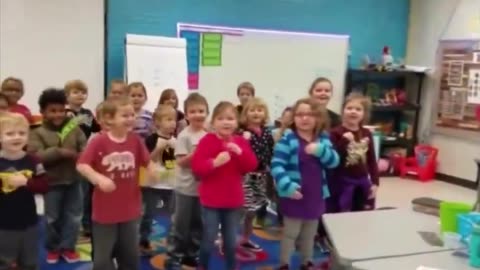 Kids Sing Happy Birthday In Sign Language To Deaf Janitor