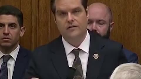 Matt Gaetz Wants The Truth About Garland's Involvement In The Trump Prosecutions