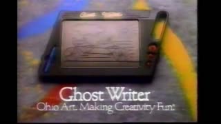 Ohio Art Ghost Writer Toy Commercial (1992)