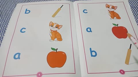 Introduction of Letter Sounds to Toddlers for First Time | Lesson 1 | a, b & c