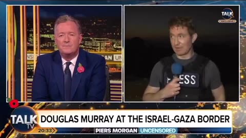 Douglas Murray Scolds Piers Morgan About Nazi History While Rockets Sail Overhead