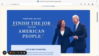 Reviewing Bidens 2024 campaign video