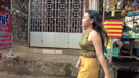 Tour the streets of Yangon with me