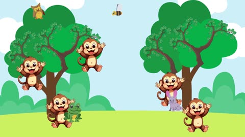 Five Little Monkeys Jumping for HONESTY! (Sing Along & Learn!))Educational School Song for Kids