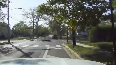 911 call, videos released after a motorcyclist dies during South Jersey police chase after crash