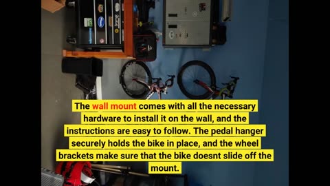 Read Feedback: Bike Wall Mount - Horizontal Indoor Storage Bike Rack for Garage or Home, Heavy...