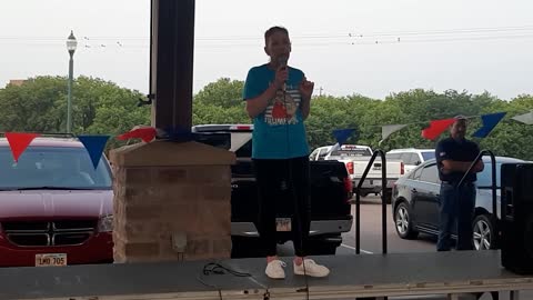America First Rally with Scott Presler: Gwen Shares Her Experience with Thune