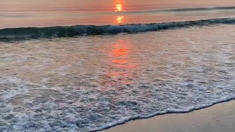 Nature's Masterpiece: Sunset on the Beach
