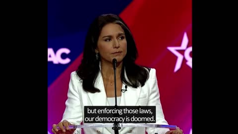 Tulsi speaking about democrats weaponizing a police state