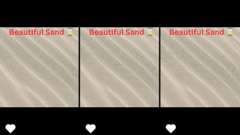 Beautiful sand ⌛⏳