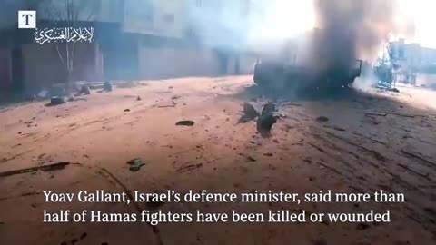 Hamas video shows intense fighting in Gaza with Israel's military