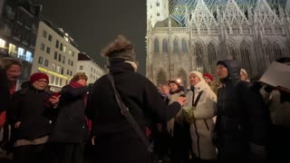 Teil 3 - Live-Aktion „EIN ZEICHEN FÜR DEN WANDEL“ von GGI in Wien am 20.01.2023