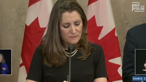 Deputy PM Chrystia Freeland: Accounts of Those Donating to Truckers ‘Have Been Frozen’