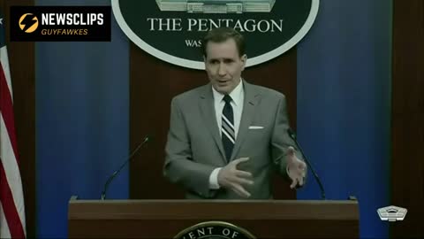 Pentagon Press Sec John Kirby Answering Questions